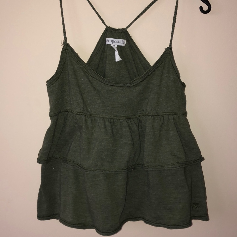 Ruffled tank top